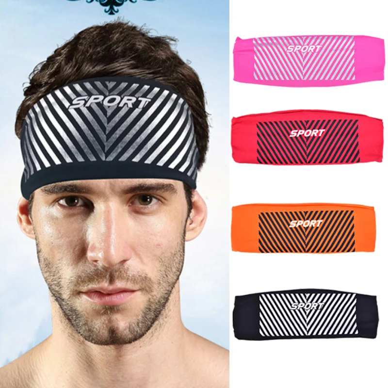 Sweatband спортивная повязка для головы дышащая повязка для волос для мужчин и женщин бег Велоспорт Йога Танец Фитнес Пот Группа Overgrip