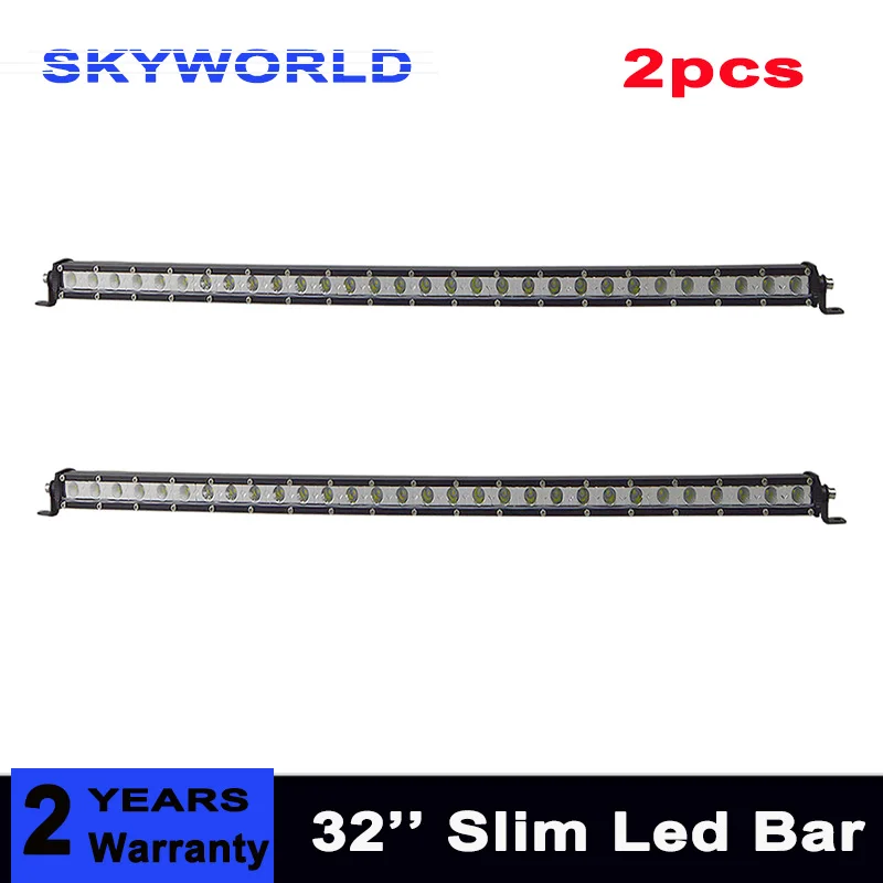 

2pcs Super Slim 32Inch 150W Led Light Bar Combo Led Beams Auto Work Light for Jeep ATV Off-Road 12V 24V Led Bar