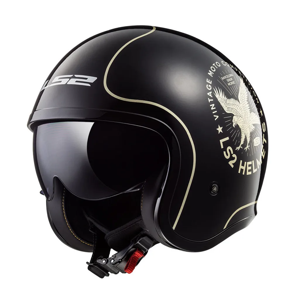 LS2 Spitfire OF599 реактивный мотоциклетный шлем 3/4 Cruiser Touring скутер Casco Moto Casque cask Capacetes De Motociclista