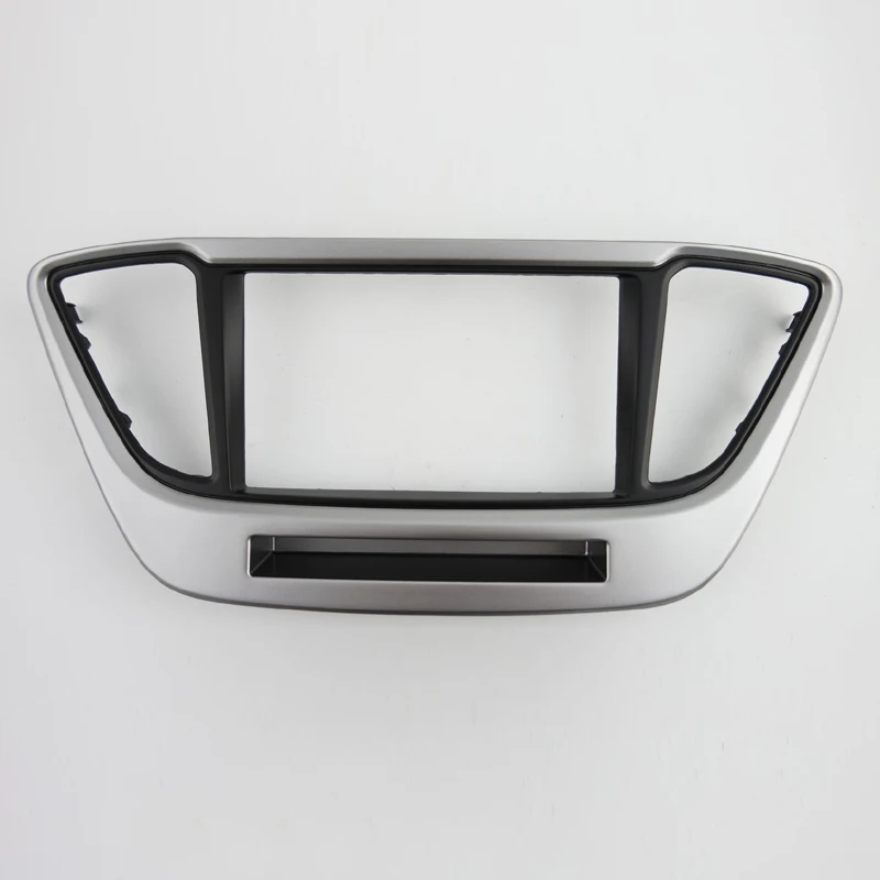 Двойной Din автомобиля фасции Радио панель для HYUNDAI Accent, Solaris, Verna+ Dash Kit переходная пластина адаптер крышка ободок консоли