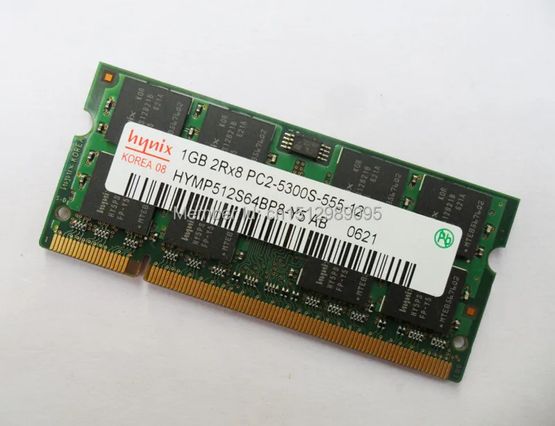 Для Hynix 1 ГБ 2 DDR2 667 PC2-5300 200PIN мГц SODIMM памяти ноутбука 200-контактный SO-DIMM оперативной