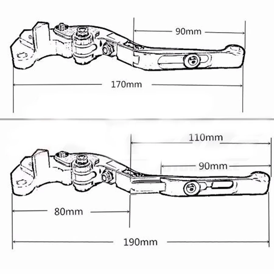 Для Yamaha MT09 MT 09 FZ FJ 2014 2015 2016 2017 2018 мотоциклетные регулируемые аксессуары Выдвижные