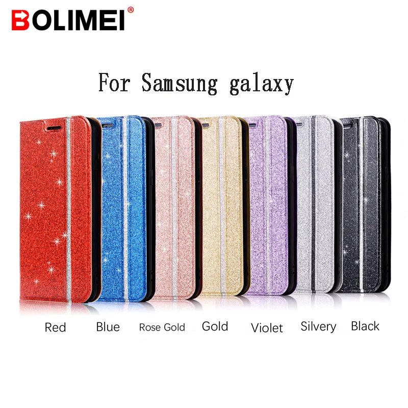 

Luxury Slim Book Leather+TPU Wallet Flip Phone Soft Case For Samsung galaxy S9 S8 Plus Note9 Cover For Samsung S8 S9 Plus Case