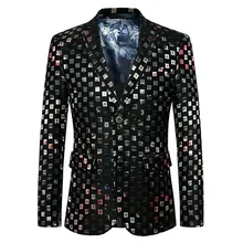 Модный мужской повседневный бутик деловой костюм с цветочным принтом/мужские Индивидуальные три-ди мужские вечерние блейзеры с принтом