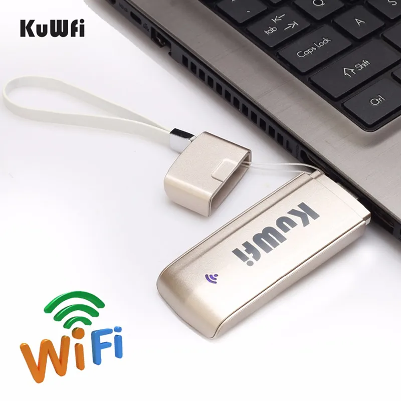 KuWFi USB 4G модем LTE WiFi ключ мобильный WiFi сеть точка доступа мини 3G 4G WiFi модем маршрутизатор с sim-картой слот для автомобиля открытый