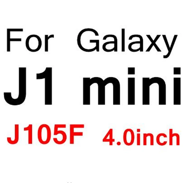 2 предмета закаленное Стекло для samsung Galaxy J1 J3 J5 J7 A3 A5 J2 Prime Mini J120 J320 J510 Экран протектор Защитный чехол - Цвет: J1 mini j105