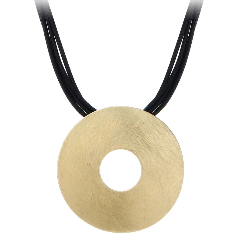 Gros Collier Femme 2016 Multilayer Black Leather font b Necklace b font Bib Wire Draw Round