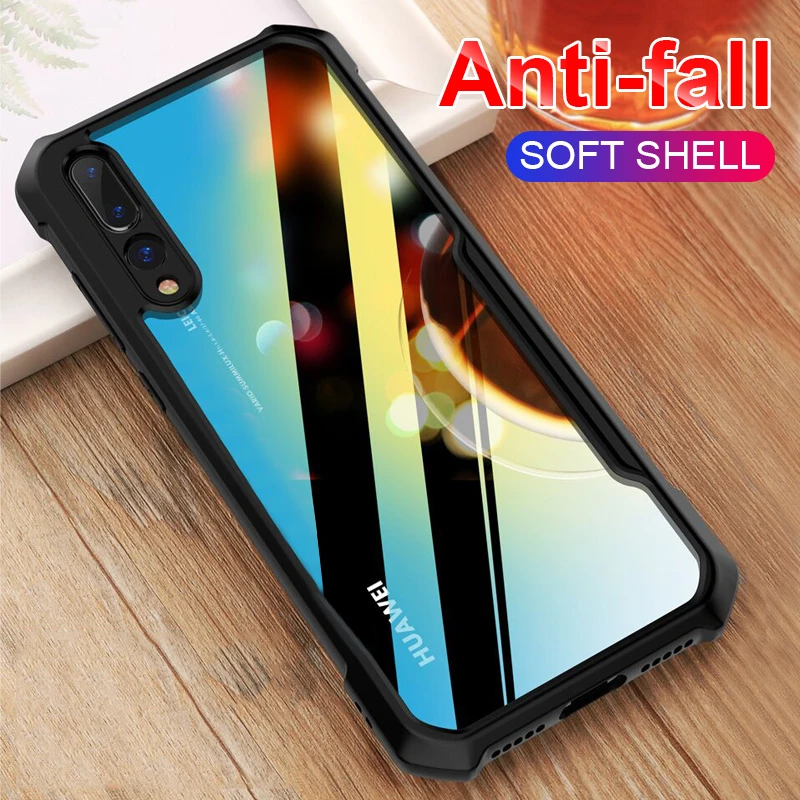

Luxury Shockproof Soft Phone Case On The For Huawei P20 Pro P20 Silicone Case Cover For Huawei P20 Lite Transparent Bumper Case