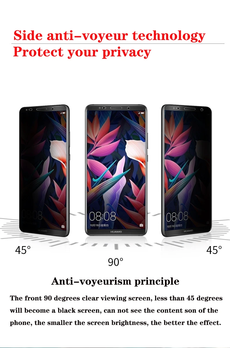 For Huawei Mate 20 Pro Mobile Phone Screen Protective Film Fingerprint-proof Reinforced For Huawei Mate 20 Pro Mobile Phone Screen Protective Film Fingerprint-proof Reinforced