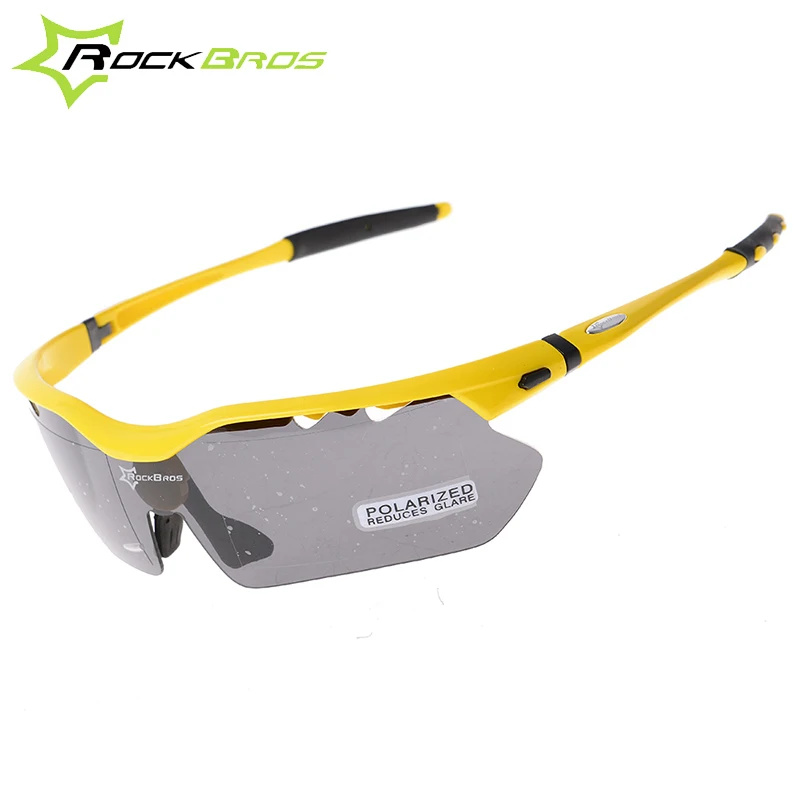 Polarized Cycling Sunglasses with 5 Lenses Driving Sports UV Protection Glasses