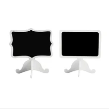 10 шт. деревянная мини доска креативное ремесло кафе домашнее настольное украшение стола дисплей доска сообщение милый простой европейский подарок