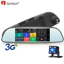 Junsun E515 Car DVR 3G Mirror 6.5″ Dash Cam Full HD 1080P Video Recorder Camera Android 5.0 GPS Rearview Mirror Registrar