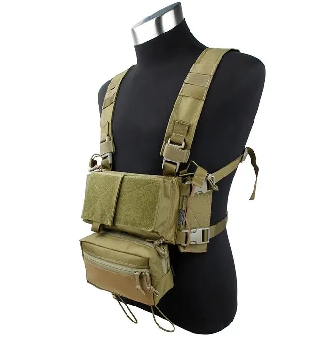 

TMC Hunting Tactical Vest Modular Chest Rig Set Cordura 500D Fabric TMC3115