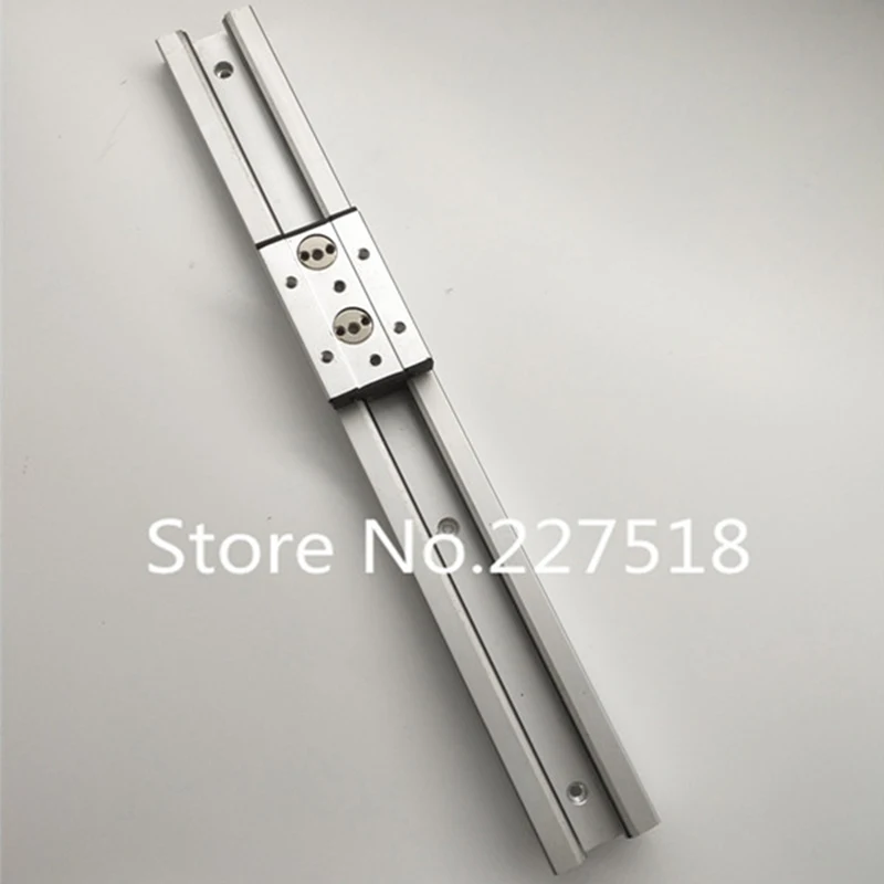 1 قطعة مزدوجة محور الأسطوانة دليل خطي SGR20 L600mm + 1 قطعة SGB20-4UU كتلة متعددة محور النواة الحركة الخطية الشريحة السكك الحديدية auminum دليل