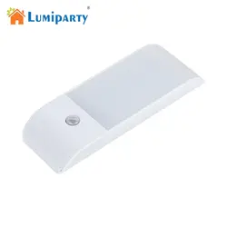 LumiParty 12 светодиодный LED умный Инфракрасный индукции сенсор свет USB перезаряжаемые ночника шкаф огни прочный jk30