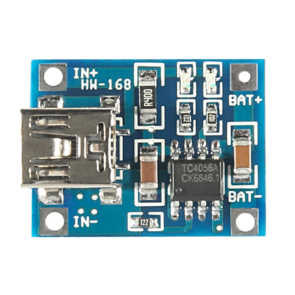 Aokin TP4506 модуль зарядного устройства для литиевой батареи MINI USB 5 в 1A TP4056 зарядная