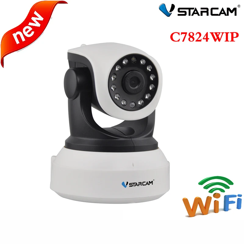  VStarcam C7824WIP HD 720P IP Camera wifi Night Vision Camera IP Network Camera CCTV WIFI P2P Onvif IP Camera with 3db antenna 