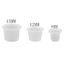 Чернильница для тату колпачок 1000 шт 8 мм+ 500 шт 12 мм+ 500 шт 15 мм смешанный тип для тату комплект машина иглы татуировки Поставки питания