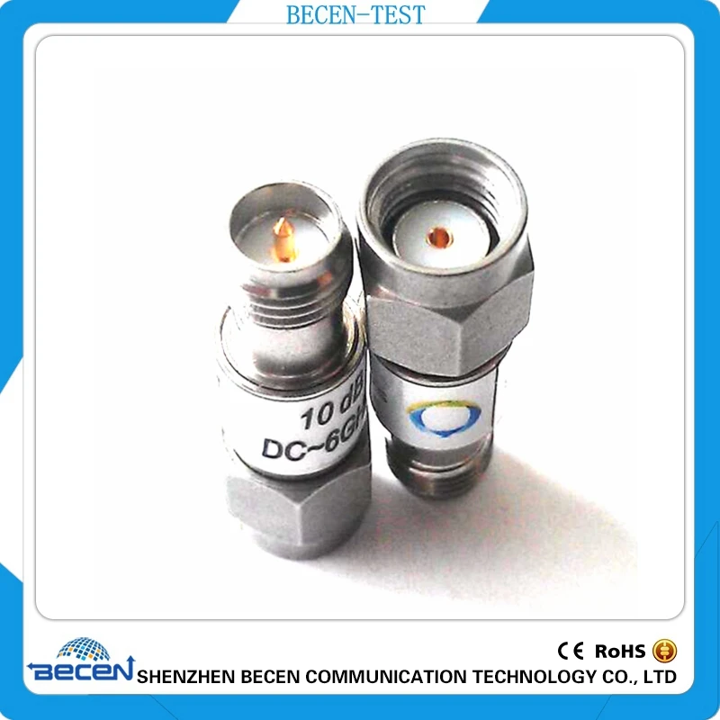 2w Sma l Rf,antipolar Attenuator ,reverse Polarity Dc To 6.0ghz ,dc