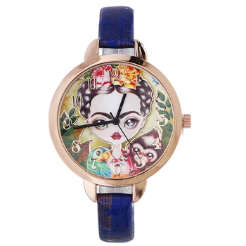 

2020 New Fashion Brand Leather Strap Cartoon Quartz Women Watches Women Ladies Dress Watches Female Casual Gold Watches