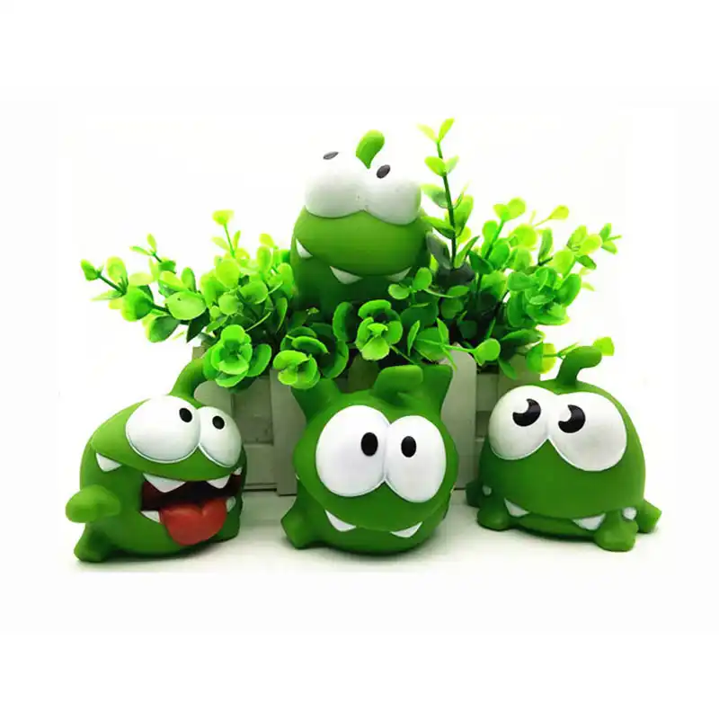 Hot Sale Rope Frog Vinyl Rubber Android Games Doll Cut The Rope Om - roblox nom nom nom sound