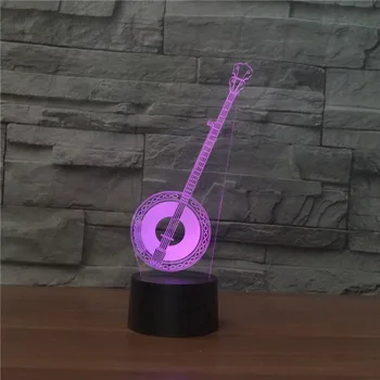 

[Seven Neon]free Shipping huqin Acrylic 7Colors Desk Lamp 3D Lamp Novelty Led Night Light Millennium Falcon Light