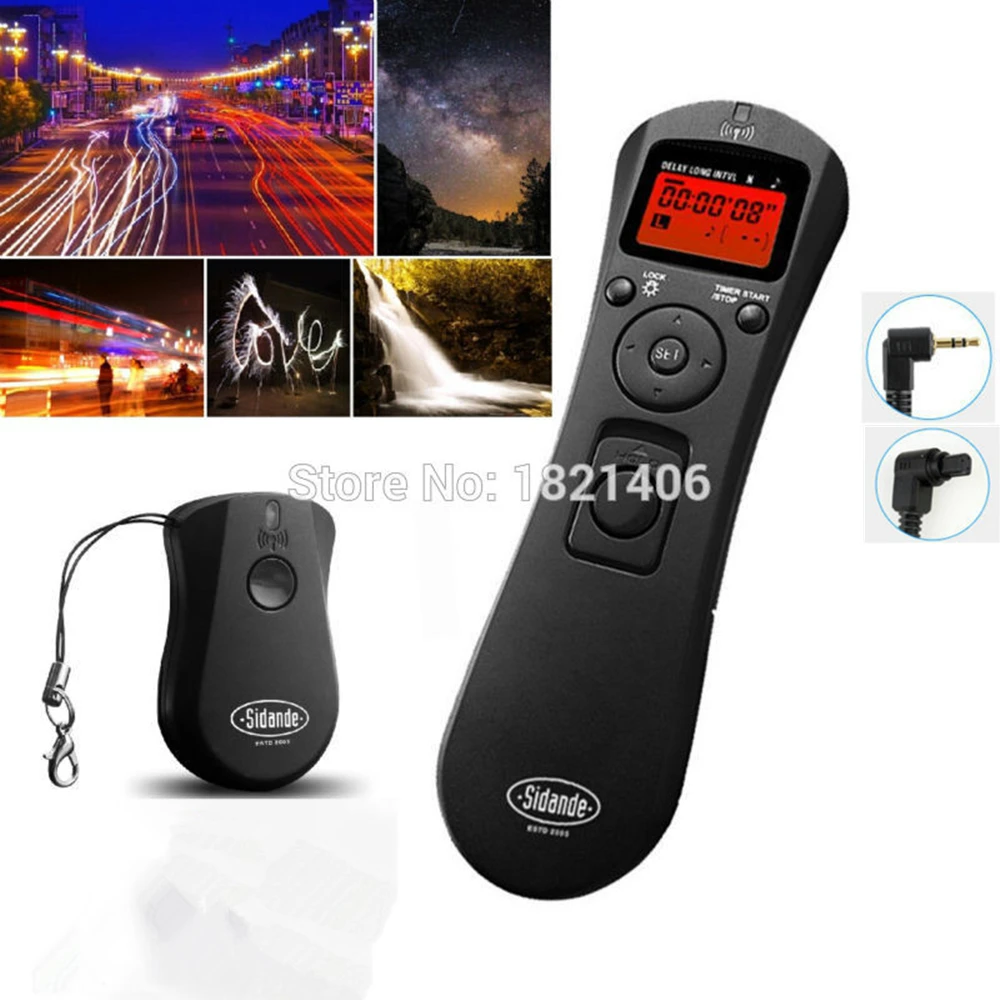 New Intervalometer Wireless Timer Remote Control Shutter Release for