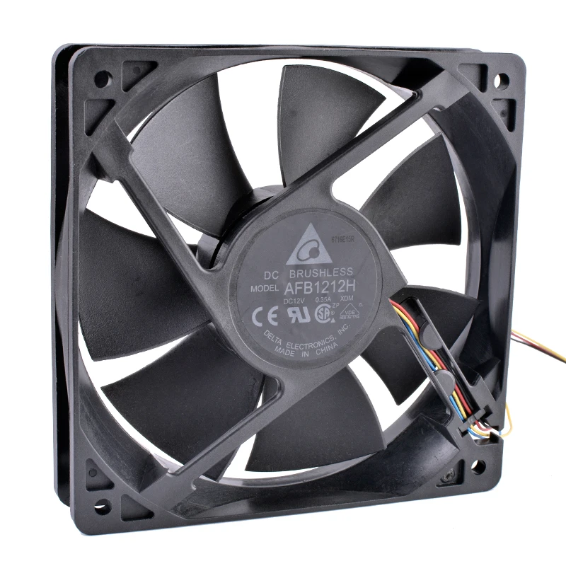 دلتا AFB1212H 12025 120 مللي متر مروحة 120x120x25 مللي متر 12 V 0.35A الكمبيوتر وحدة المعالجة المركزية مروحة