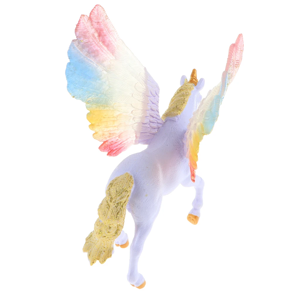 MagiDeal Lifelike Pegasus / Unicorn / Sheep Magical Creature Animal Model Figure Kids Toy Gift Home Ornament