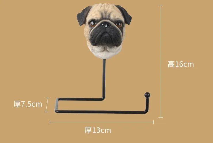 Полимерный крючок рулон бумаги держатель милый собачий санитарный лоток кухонные ПОЛОТЕНЦЕДЕРЖАТЕЛЬ для ванной комнаты туалет коробка для салфеток для туалета Бесплатный удар