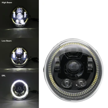 

Waterproof LED HEADLIGHT Motorcycle Aluminum drl angel eyes Headlight For Harley V Rod VROD VRSCA VRSC V-Rod Muscle