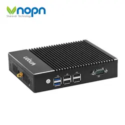 Barebone алюминий 2 LAN Intel J3160 ЦП безвентиляторный Миниатюрный Настольный ПК с COM двойной HD-MI двойной Дисплей без Оперативная память без SSD