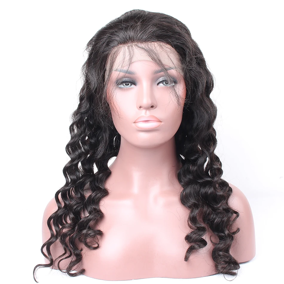 lace front human hair wigs for black women brazilian malaysian indian peruvian virgin hair   (9)