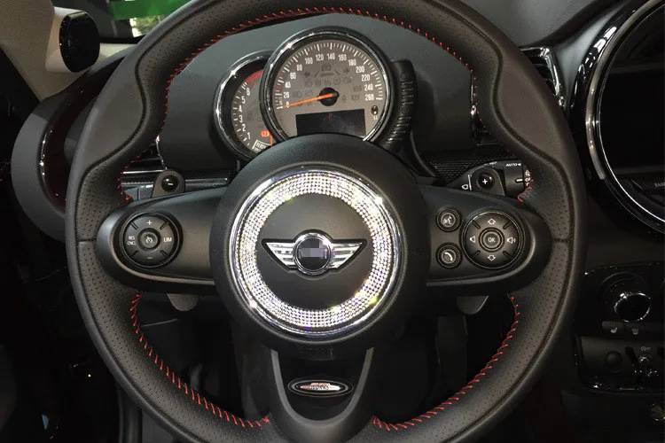 Стайлинг автомобиля для Mini cooper S F56 F55 R56 R57 R61 R60 клубный руль со стразами украшения