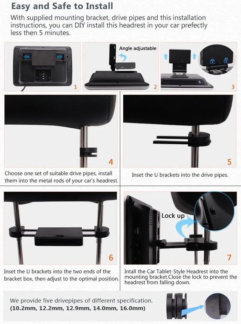 2x10 "de la PC del coche almohada reposacabezas Monitor CD reproductor de DVD/USB/SD/HDMI/FM/ juego TFT LCD pantalla Touch key con auriculares inalámbricos de TV|headrest monitor|car headrest monitor usbcar monitor usb -
