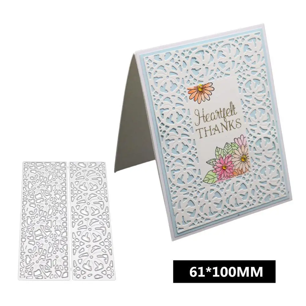  DIY Etched Carbon Steel Cutting Dies for Scrapbook Background/Invitation Lace/Greeting Card Decor - 33057075624