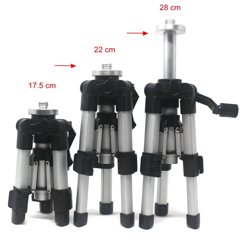 AT280 5/8 ''Штатив для инфракрасных лазерных уровней 17,5-28 см черные алюминиевые штативы 175-280 мм Регулируемые