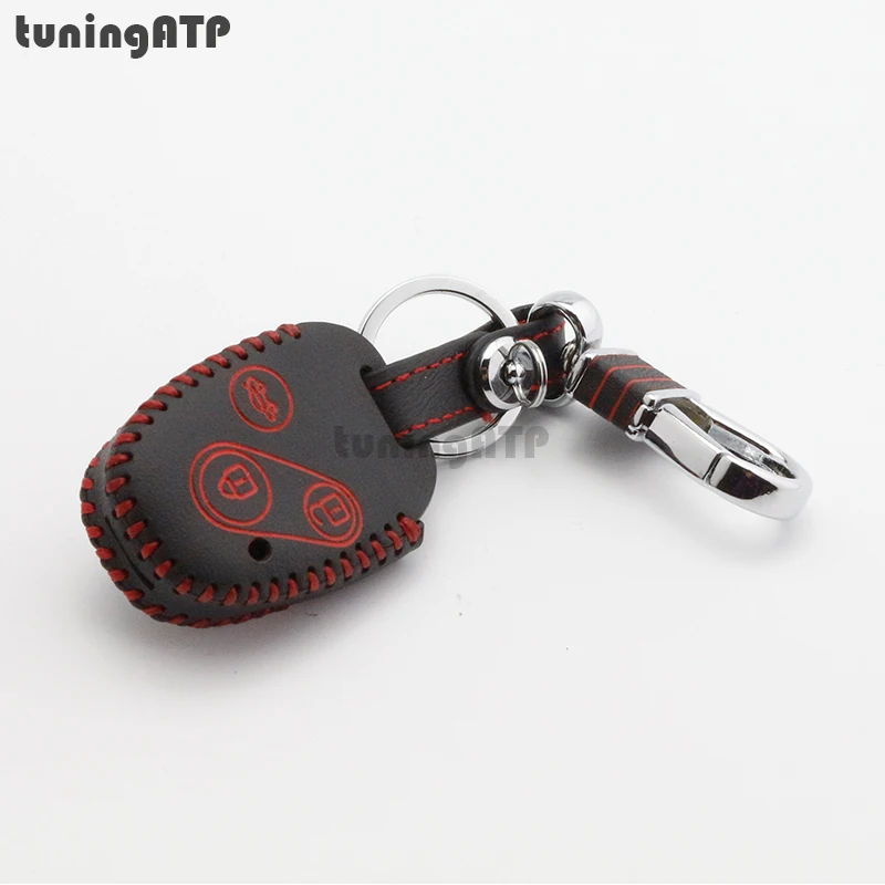 

Leather Car Key Case Cover For HONDA Accord 7th 8th Generation