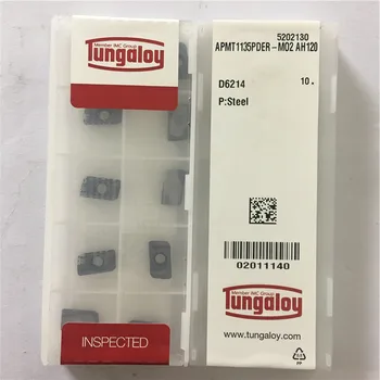 

APMT1135PDER-MO2 AH120 100% Original TUNGALOY carbide insert with the best quality 10pcs/lot free shipping