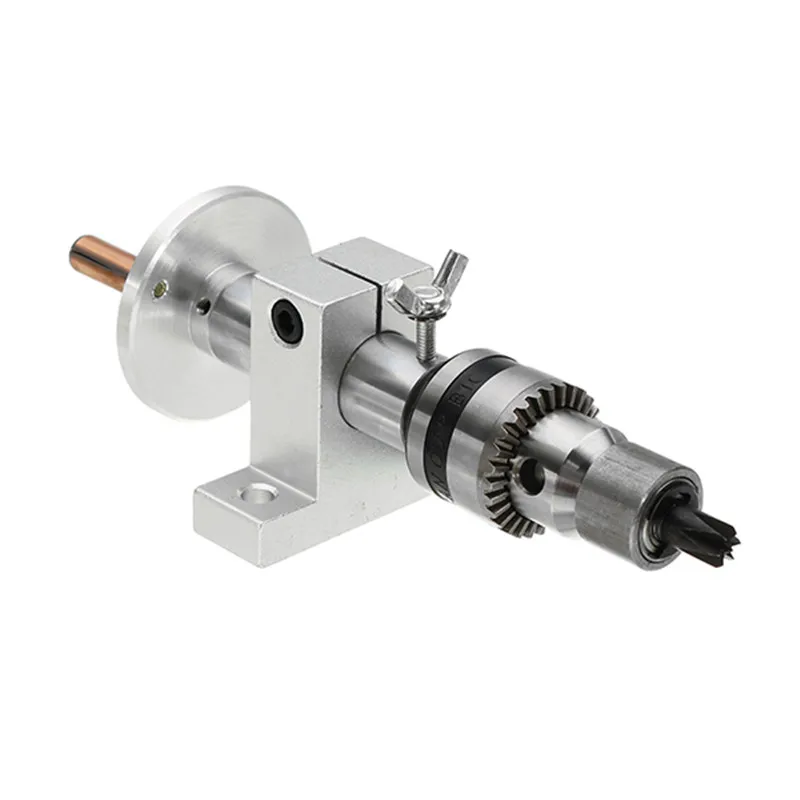 1Pc Live Lathe Center Head With Chuck DIY Accessories For Mini Lathe