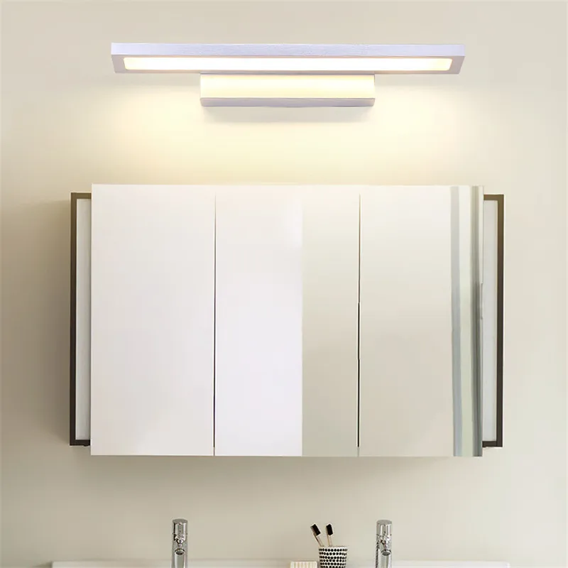 LED Mirror front lamp bathroom Wall light lamps mirror Stainless Steel Indoor led lighting Fixture