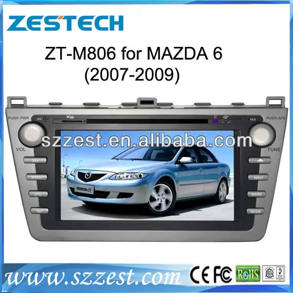 ZESTECH 8 inch Car Auto Multimedia DVD Player for MAZDA 6 Car GPS player with BT