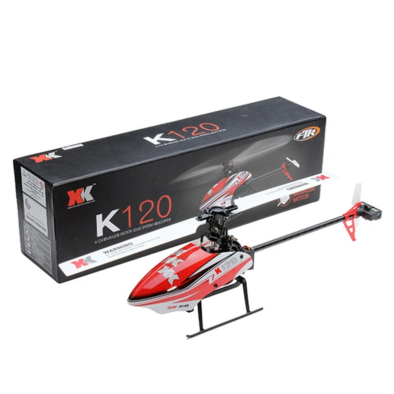 XK K120 Shuttle 6CH бесщеточный 3D6G система RC вертолет BNF для детей Детский пульт