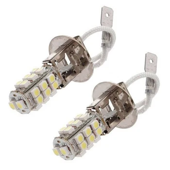 

2 X Car H3 26 SMD 3528 LED Xenon White Headlight Fog Head Light Lamp Bulb 12V 3W