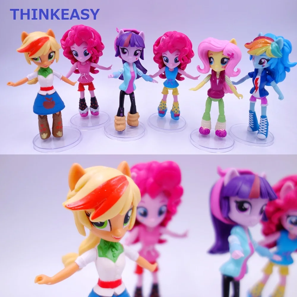 ThinkEasy 13 см мой милый маленький пони Модель для девочек игрушки детей