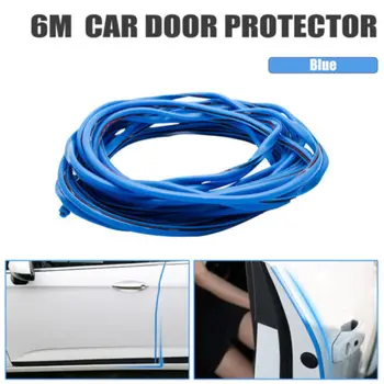 

Blue 6M U-Shape Car Truck Van Door Edge Guard Trim Protector Molding Strip