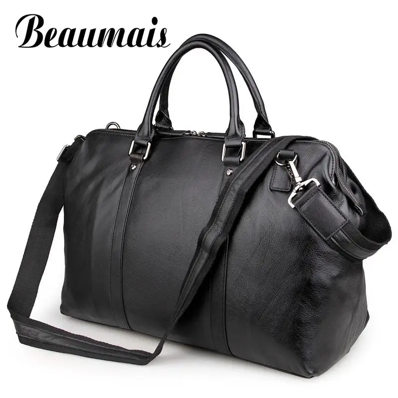 Beaumais 100% Genuine Leather Handbags Brand Men Messenger Bags Casual Shoulder Crossbody Bags For Men Men's Travel Bags DB5756