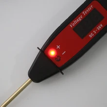 Sensor Detector de voltaje, bolígrafo de prueba eléctrico, DC 3V-36V, herramienta de prueba de luz para coche, camión, motocicleta, indicador de voltaje
