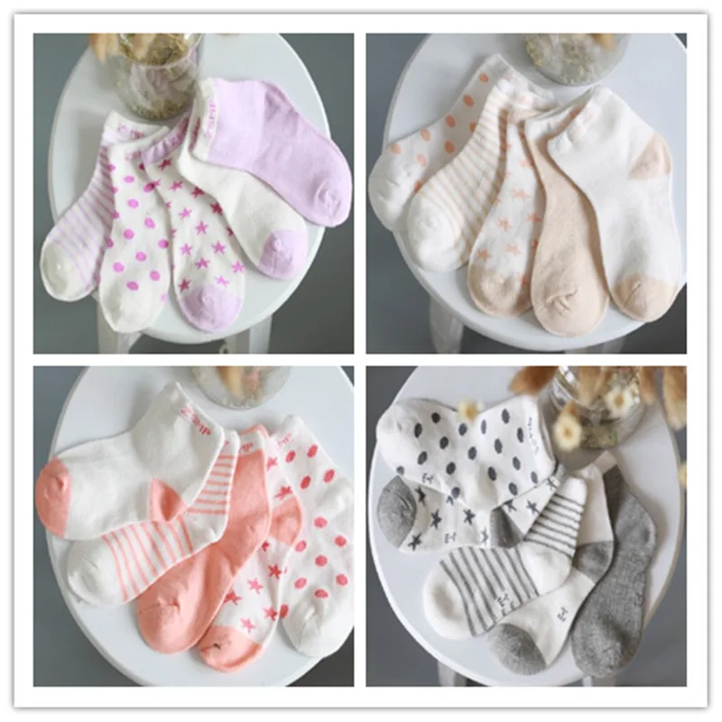 

HOT 2016 ( 10 pieces/lot=5pair ) 100% cotton Baby socks New floor socks kids cotton short socks girl and boy socks ZS8698