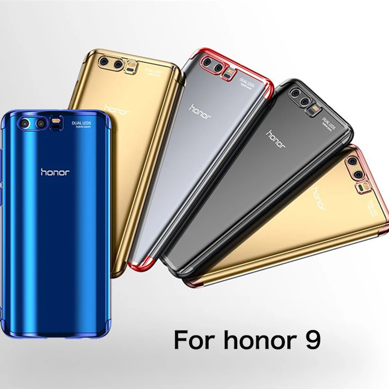 Для huawei Honor 9 Honor 9 Lite чехол из мягкого ТПУ с покрытием для Honor 9 Lite прозрачный тонкий Чехол 5,15 дюйма Чехол